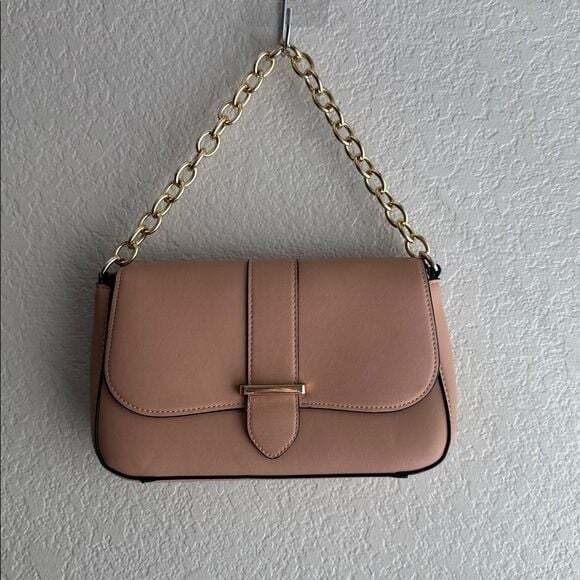 a new day Handbags - a new day Tan Shoulder Bag with Gold Chain